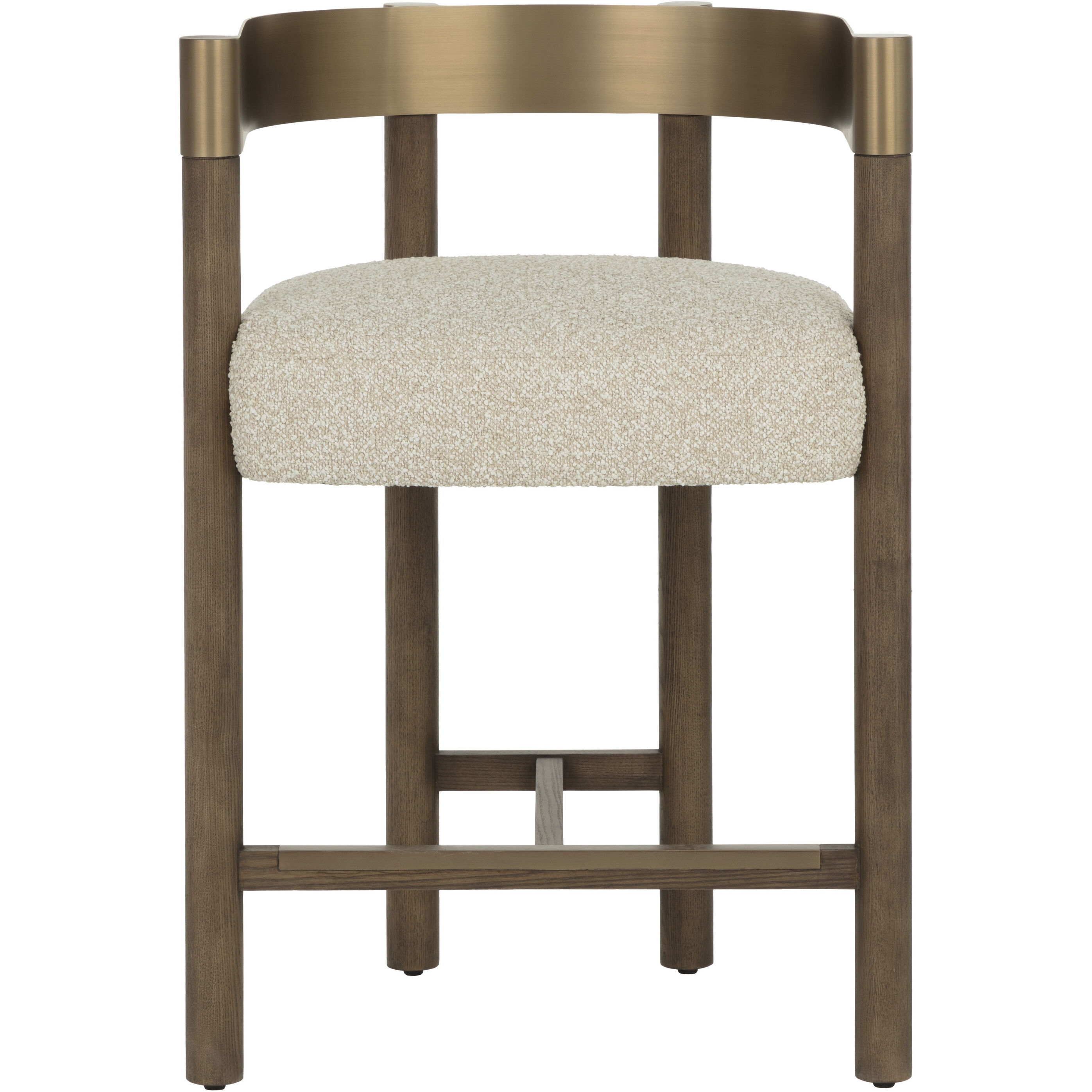 Manolo 35.25 inch Santa Cruz Oatmeal Counter Stool